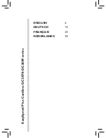 Preview for 3 page of Philips EasySpeed Plus GC2078 series User Manual