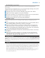 Preview for 35 page of Philips EasyStar FC8800 User Manual