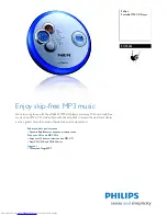 Philips eXp2461 - eXpanium CD / MP3 Player Manual preview