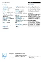 Preview for 2 page of Philips EXP346 Expanium Specifications