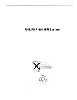 Preview for 20 page of Philips F 400 Instructions For Use Manual