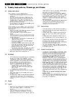 Preview for 6 page of Philips F21RE Service Manual