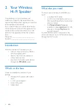 Preview for 6 page of Philips Fidelio AW3000 User Manual