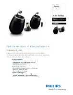 Philips Fidelio DS9800W Brochure preview