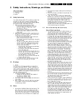 Preview for 5 page of Philips FPF37C128128UB-72 Service Manual