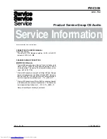 Preview for 17 page of Philips FW-C399/25 Service Manual