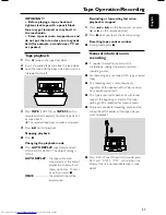 Preview for 37 page of Philips FW-D750 Manual