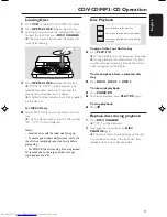 Preview for 17 page of Philips FW-V537 User Manual