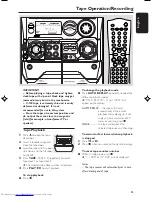 Preview for 25 page of Philips FW-V537 User Manual