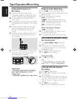 Preview for 26 page of Philips FW-V537 User Manual