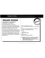 Preview for 3 page of Philips FW380C/19 User Manual