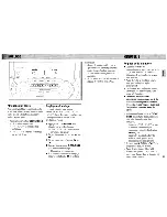 Preview for 49 page of Philips FW555C Instructions For Use Manual