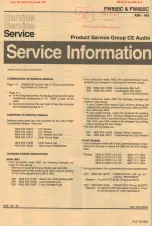 Preview for 90 page of Philips FW768P/22/37 Service Manual