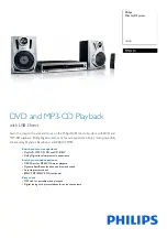 Preview for 1 page of Philips FWD14 Specifications