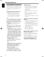 Preview for 16 page of Philips FWM185 User Manual