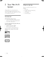 Preview for 5 page of Philips FWM200D User Manual