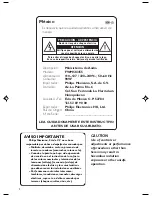 Preview for 2 page of Philips FWM583 User Manual