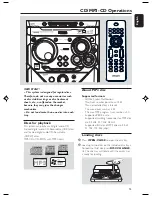 Preview for 15 page of Philips FWM583 User Manual