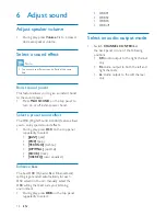 Preview for 15 page of Philips FWP2000 User Manual