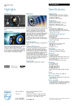 Preview for 2 page of Philips FWP3100D/05 Specifications
