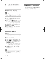 Preview for 15 page of Philips FWP3100D/05 User Manual