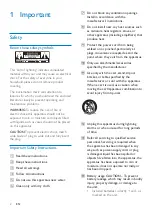 Preview for 4 page of Philips FX25 User Manual