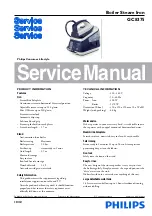 Preview for 1 page of Philips GC8375 Service Manual