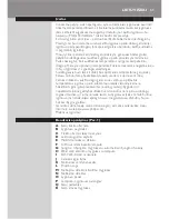 Preview for 70 page of Philips GC92 series User Manual