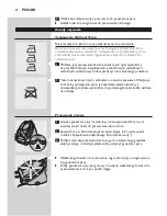 Preview for 91 page of Philips GC92 series User Manual