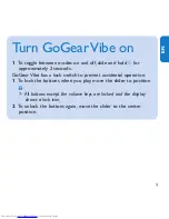 Preview for 13 page of Philips GoGEAR SA1VBE04B Quick Start Manual