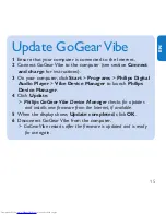 Preview for 19 page of Philips GoGEAR SA1VBE04B Quick Start Manual