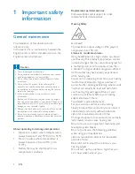 Preview for 4 page of Philips GoGear SA4ACT02 User Manual