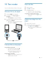 Preview for 25 page of Philips GoGEAR SA4ARA 04 User Manual