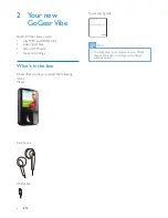 Preview for 7 page of Philips GOGEAR VIBE SA1VBE04RS User Manual