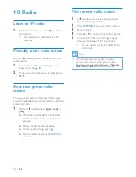 Preview for 25 page of Philips GOGEAR VIBE SA1VBE04RS User Manual