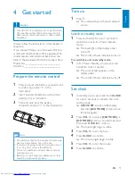 Preview for 17 page of Philips Harmony DCD8000 User Manual