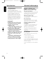 Preview for 4 page of Philips HC065 User Manual