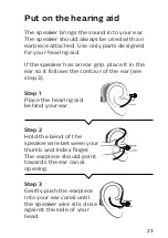 Preview for 23 page of Philips HearLink 2000 BTE PP User Manual