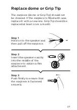 Preview for 27 page of Philips HearLink 2000 BTE PP User Manual