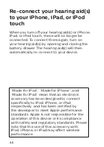 Preview for 44 page of Philips HearLink 2000 BTE PP User Manual