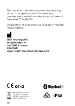 Preview for 66 page of Philips HearLink 2000 BTE PP User Manual