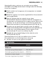 Preview for 145 page of Philips HF3430 Manual