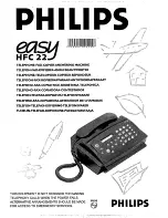 Preview for 1 page of Philips HFC 22 Manual