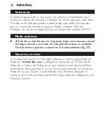 Preview for 30 page of Philips HP2844/02 User Manual