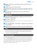 Preview for 61 page of Philips HP4611/00 User Manual