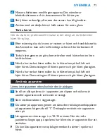 Preview for 71 page of Philips HP4611/00 User Manual