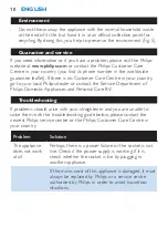 Preview for 10 page of Philips HP4643/21 Manual