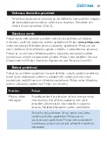 Preview for 21 page of Philips HP4643/21 Manual