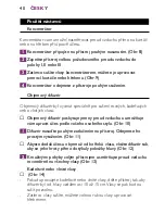 Preview for 40 page of Philips HP4879/00 User Manual