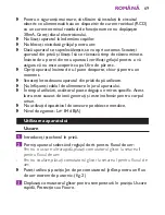 Preview for 69 page of Philips HP4880/00 User Manual